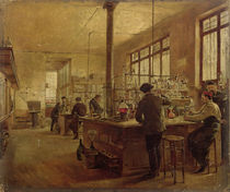 The Laboratory, 1887 by Ferdinand Joseph Gueldry