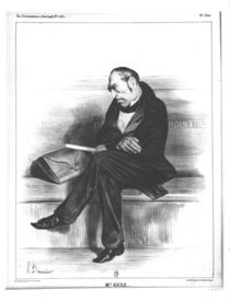 Caricature of Francois Guizot von Honore Daumier