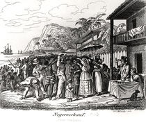 Slave Market in Martinique von Albert Schule