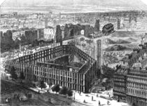 Transformation of Paris: Building in 1861 von Felix Thorigny