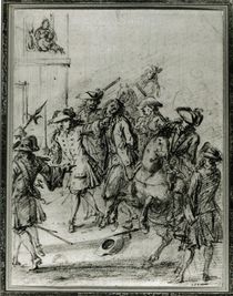 The Arrest of Louis Dominique Cartouche von French School