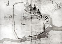 City of Foix, from 'Grand Atlas' von French School