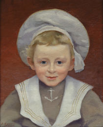 Portrait of Marcel in a Sailor Suit von Jules Ernest Renoux