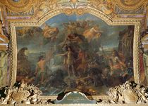 King Louis XIV taking up Arms on Land and on Sea in 1672 von Charles Le Brun