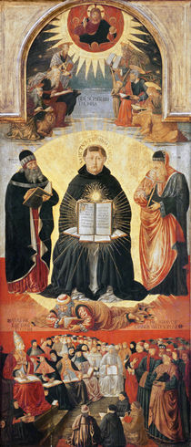 The Triumph of St. Thomas Aquinas by Benozzo di Lese di Sandro Gozzoli