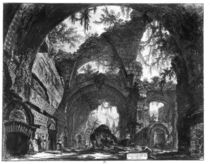 Ruined Gallery of the Villa Adriana at Tivoli by Giovanni Battista Piranesi