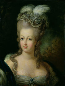 Portrait of Marie-Antoinette de Habsbourg-Lorraine von French School