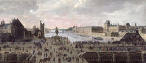 View of the Pont-Neuf and the River Seine looking downstream von Flemish School