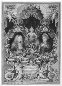Philip V King of Spain and Maria Luisa of Savoy von Spanish School