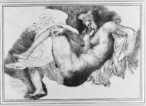 Leda, after a drawing by Michelangelo Buonarroti 1822 by Theodore Gericault