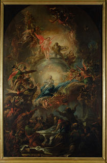 The Assumption, c.1695 von Johann Christoph Lischka