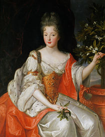Portrait of Louise-Francoise de Bourbon late 17th century by French School