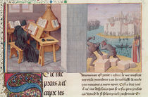Ms.fr.273 fol.7 Livy Writing and the Foundation of Rome by Jean Fouquet