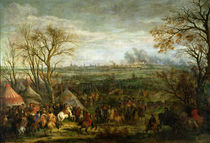 The Taking of Cambrai in 1677 by Louis XIV von Adam Frans Van der Meulen