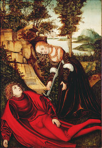 Pyramus and Thisbe von Lucas, the Elder Cranach