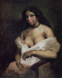 A Mulatto Woman, c.1821-24 von Ferdinand Victor Eugene Delacroix