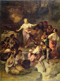 Gypsy Encampment, 1848 by Narcisse Virgile Diaz de la Pena