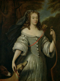 Portrait of Francoise Louise de la Baume le Blanc Duchesse de Vaujour von Claude Lefebvre