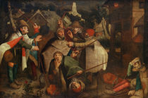 The Fight of the Blind Men von Flemish School