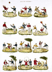 Children's Games, 1810 von French School