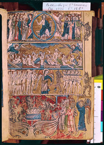 Ms 1273 f.19r The Last Judgement by French School
