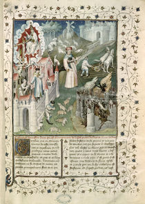 Ms 55 t.2 fol.3 The City of God von French School