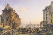 Attack on the Hotel de Ville von Joseph Beaume