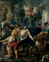 The Martyrdom of St. John the Evangelist von Charles Le Brun