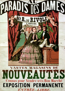Poster advertising 'Au Paradis des Dames' von Jean Alexis Rouchon
