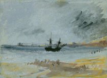 Ship Aground, Brighton, 1830 von Joseph Mallord William Turner