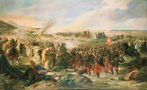 The Battle of Tetouan in 1860 von Vincente Gonzalez Palmaroli