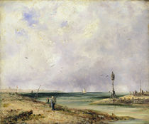 Beach Scene by Richard Parkes Bonington