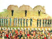 The Execution of Maximilian I von Mexican School