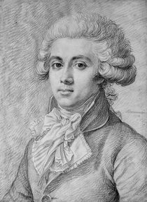 Pierre-Victurnien Vergniaud 1792 von Louis Jean Jacques Durameau