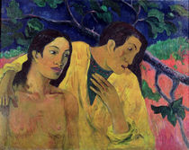 The Flight or Tahitian Idyll von Paul Gauguin