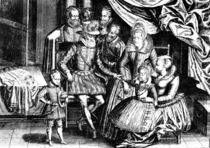 Henri IV King of France with his Family and his Councillors by French School