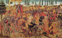 Battle between Darius and Alexander the Great von Italian School
