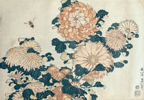 Chrysanthemums by Katsushika Hokusai