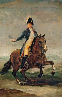 Equestrian Portrait of Ferdinand VII King of Spain by Francisco Jose de Goya y Lucientes