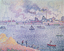 The Seine, Grenelle, 1899 by Paul Signac