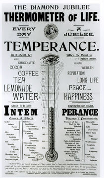 The Diamond Jubilee Thermometer of Life by English School