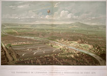 Panoramic view of the Exposition Universelle von French School