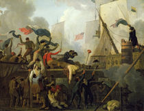 Heroism of the Crew of 'Le Vengeur du Peuple' at the Battle of Ouessant by Nicolas Antoine Taunay