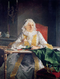 Portrait of Madame Antoine Crozat von Jacques Andre Joseph Camelot Aved
