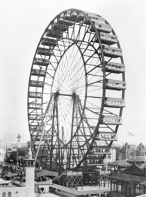 The ferris wheel at the World's Columbian Exposition of 1893 in Chicago von American Photographer