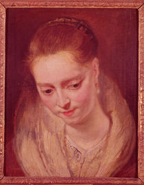 Portrait presumed to be Helene Fourment von Peter Paul Rubens