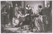 Shakespeare with his Family von Edouard Jean Conrad Hamman