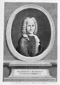 Portrait of Benedetto Marcello by French School