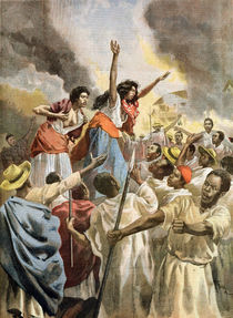 The Royal Princesses Preaching the Holy War in Madagascar by Oswaldo Tofani