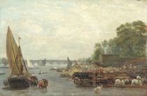Westminster Bridge, c.1820-30 von Frederick Nash